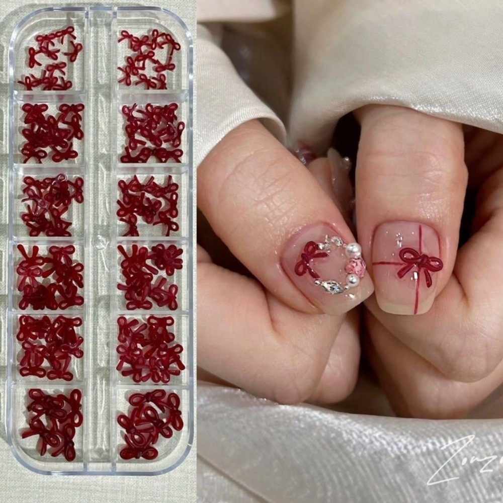 Nail Art Burgundy - زينة أظافر بلون النبيذ الأحمر، تصميم