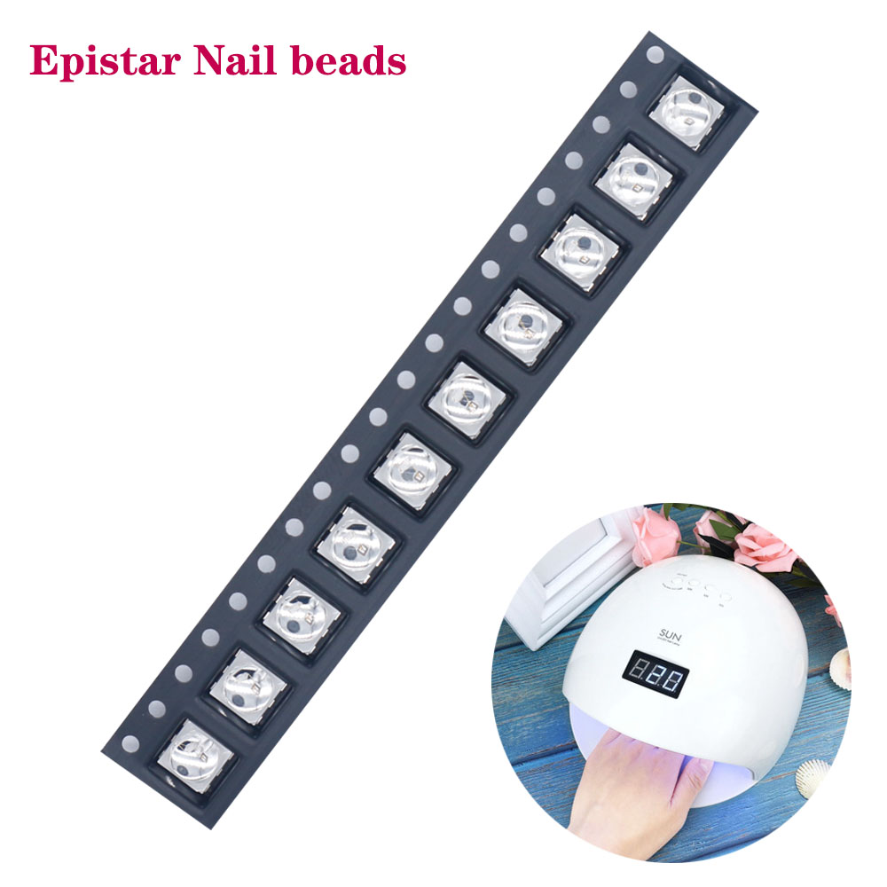 Uv Led Lamp Nail - مجموعة من 10 قطع من مصابيح
