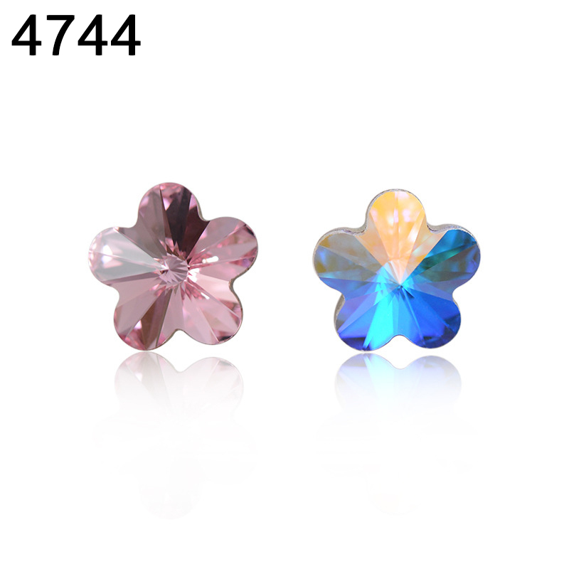 Nail Art Flower - 4744 بلورات أصلية من حجر الفاخر