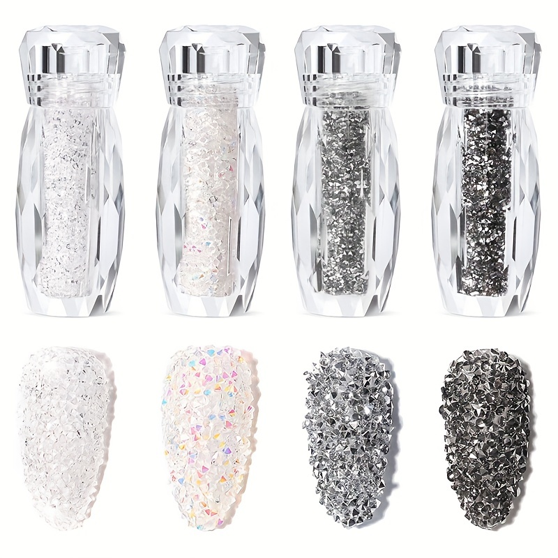 Nail Art Xmas - بريق الكافيار الأظافر الراين الجنية مايكرو