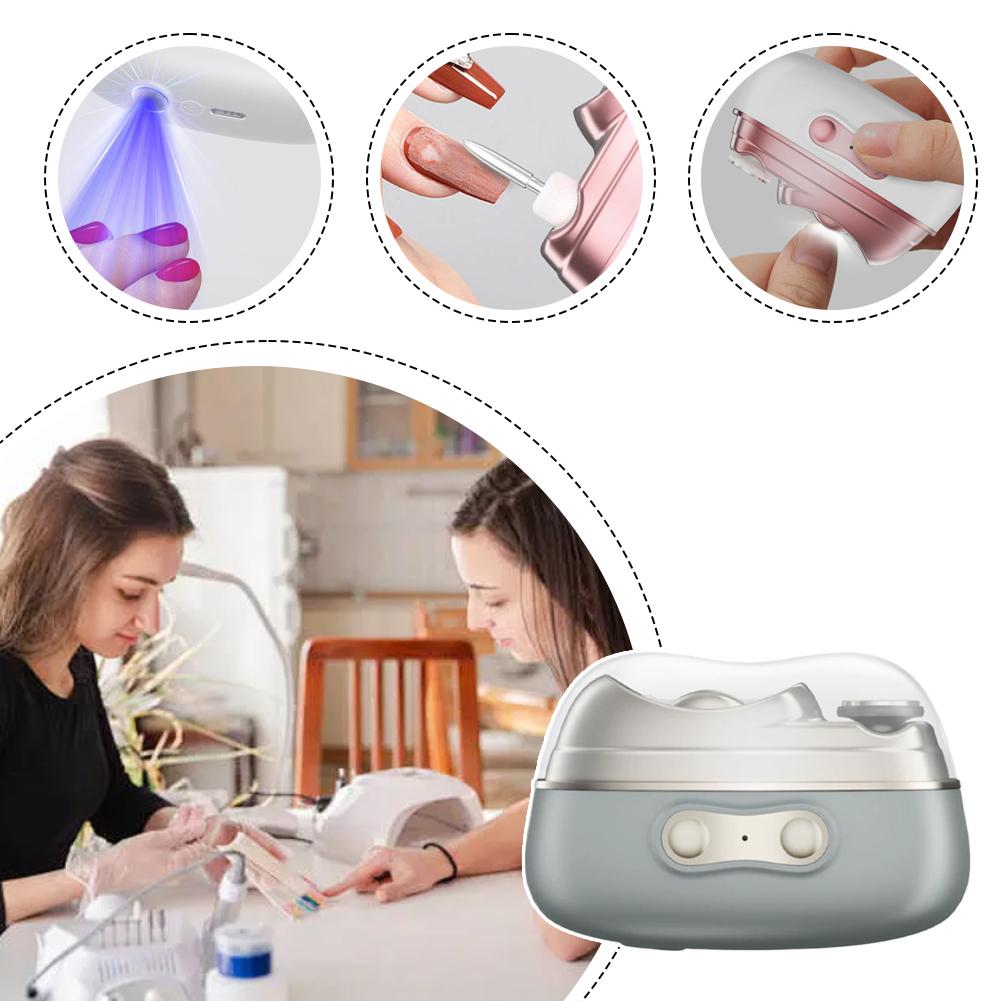 مقص أظافر كهربائي 4 في 1 - أدا - مراجعة Uv Led Lamp Nail وسعره