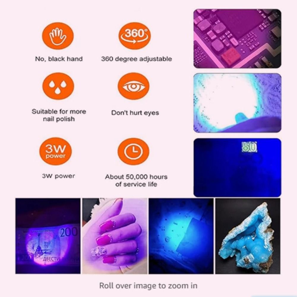 مصباح أظافر محمول بقوة 5 واط/3 - مراجعة Uv Led Lamp Nail وسعره