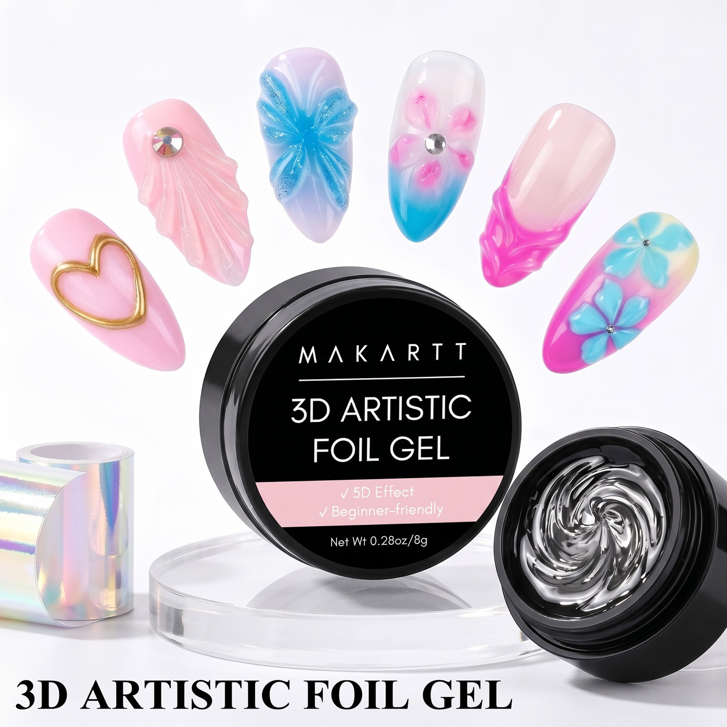 جل أظافر ماكارت ثلاثي الأبعاد  - مراجعة Uv Led Lamp Nail وسعره