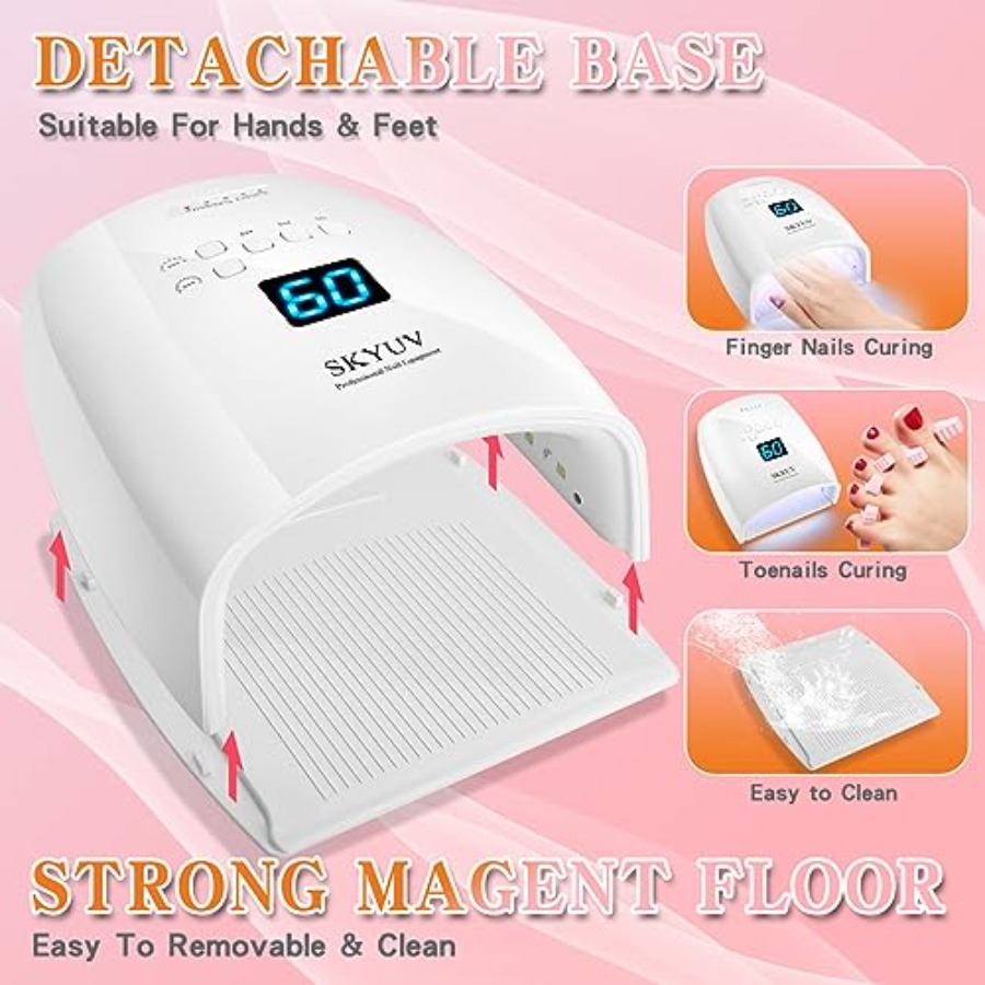 مصباح أظافر LED قابل لإعادة ال - مراجعة Uv Led Lamp Nail وسعره