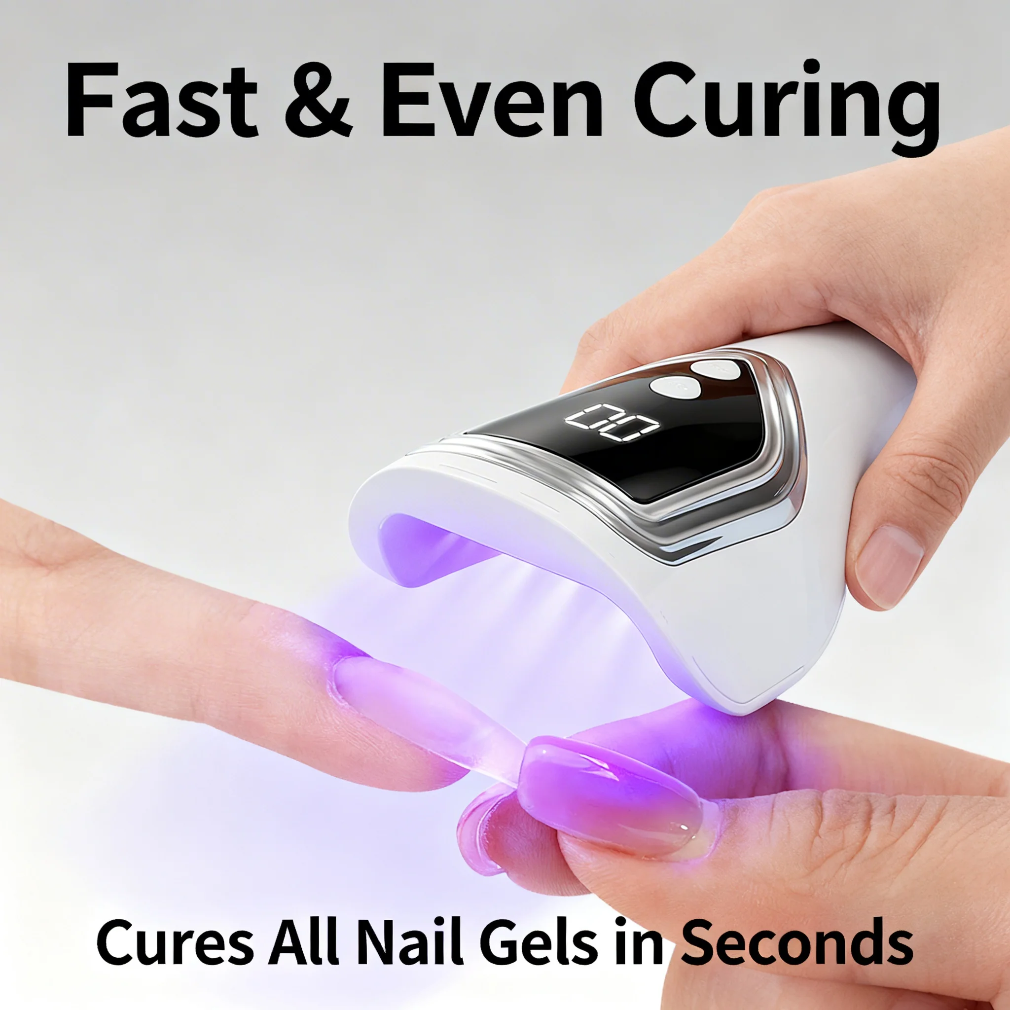 مصباح أظافر محمول بالأشعة فوق  - مراجعة Uv Led Lamp Nail وسعره