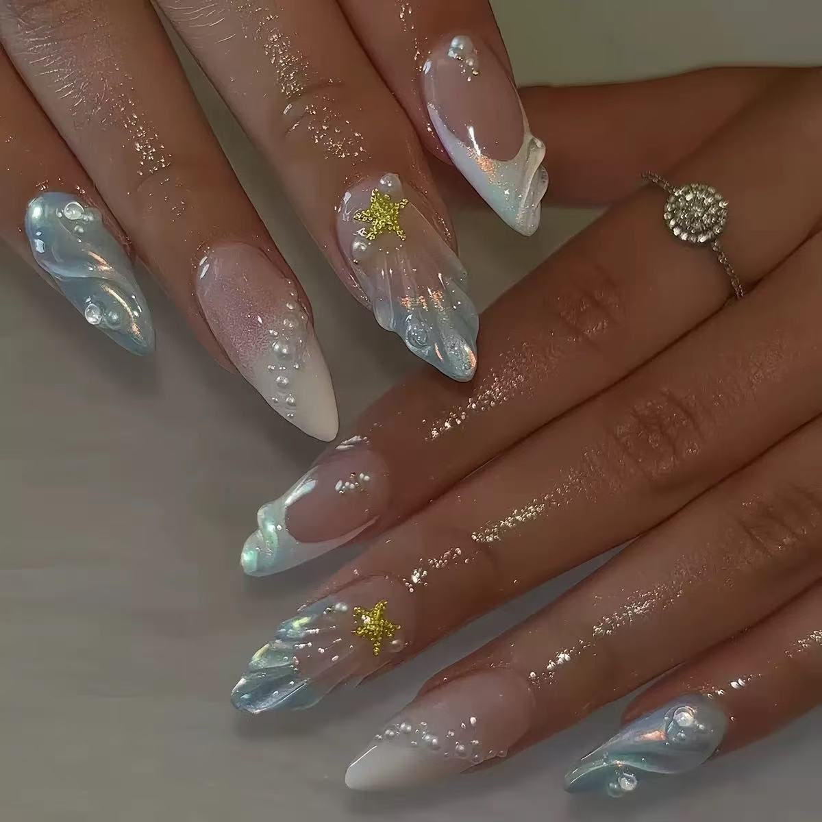 24 قطعة من ملصقات الأظافر القص - مراجعة Nail Art Halal وسعره