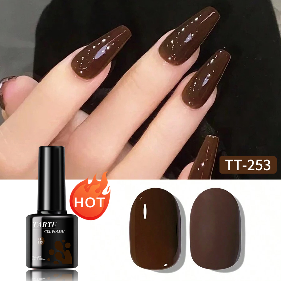 طلاء أظافر جل TARTU 8 مللي بور - مراجعة Nail Art Burgundy وسعره