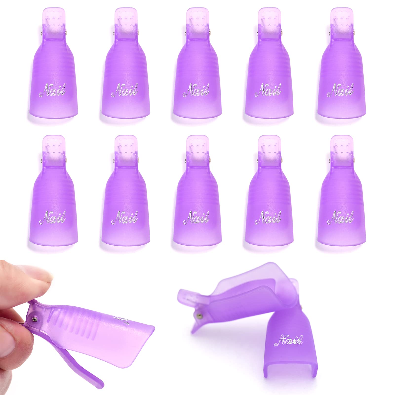 10 قطع من مشابك بلاستيكية لإزا - مراجعة Nail Art Halal وسعره