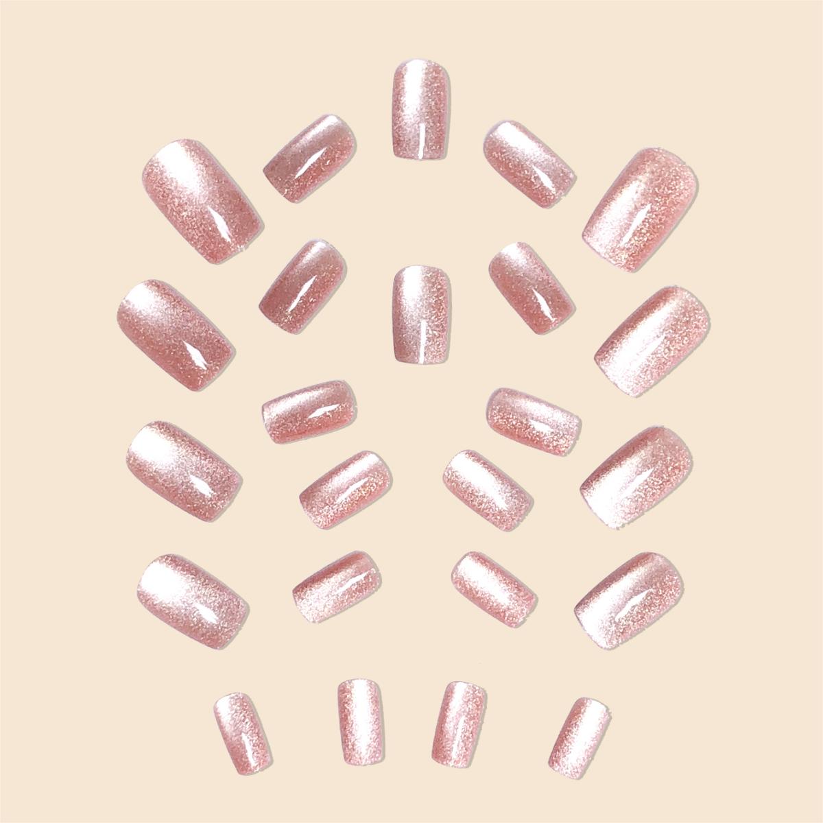 موضة الاتجاه النساء الفتيات 24 - مراجعة Nail Art Full Cat Eye وسعره