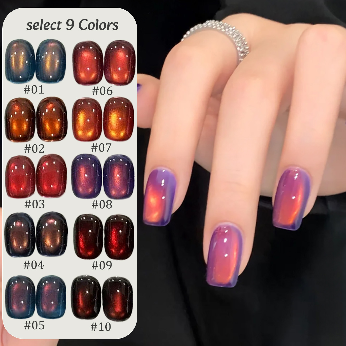مجموعة طلاء أظافر فاخرة من ZH  - مراجعة Nail Art Xmas وسعره