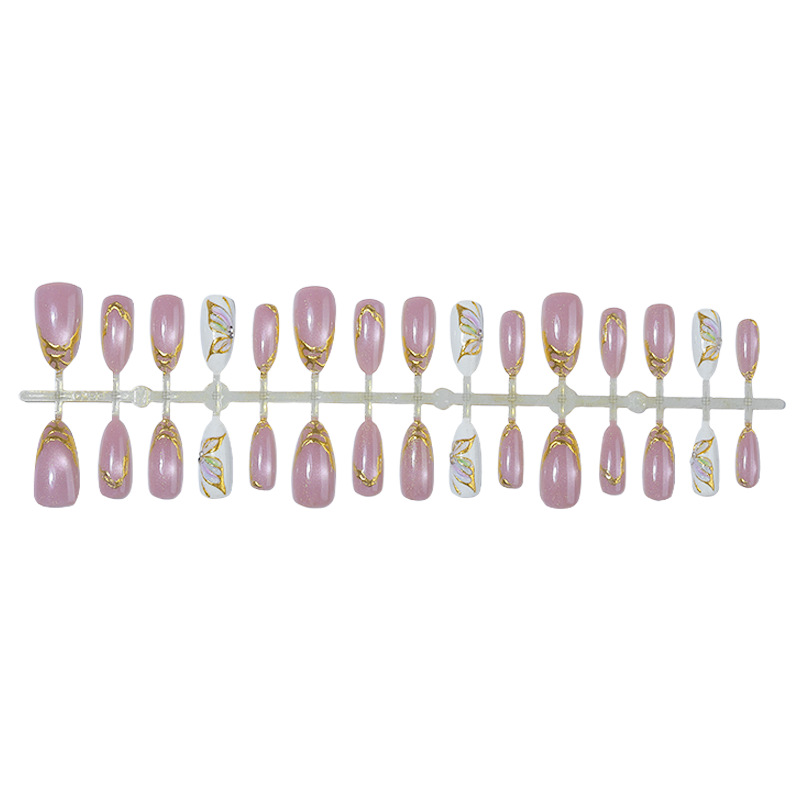 أظافر صناعية لوزية الشكل بتصمي - مراجعة Nail Art Full Cat Eye وسعره