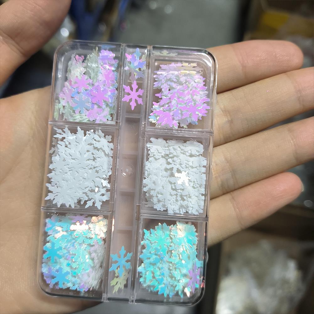 6/12 شبكات ثلاثية الأبعاد أورو - مراجعة Nail Art Xmas وسعره