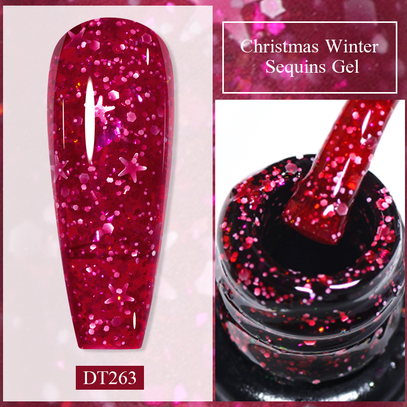 7 مللي عيد الميلاد بريق هلام م - مراجعة Nail Art Xmas وسعره
