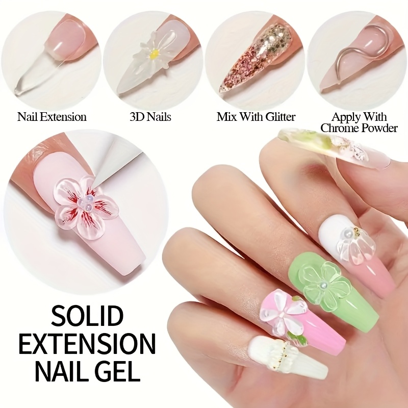 جل أظافر شفاف غير لاصق 100 جرا - مراجعة Nail Art Halal وسعره
