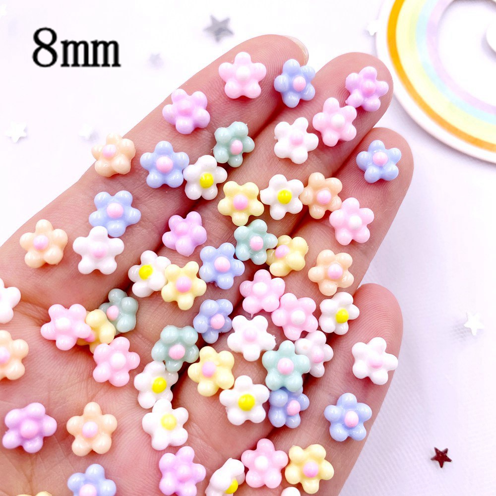 100 قطعة من الزهور الصغيرة ثلا - مراجعة Nail Art Xmas وسعره